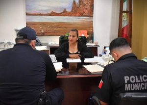 FOTO 1 Instalarán módulo informativo en la delegación de CSL para aspirantes a policías municipales