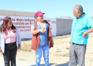 FOTO 1 Regidora Petra Juárez Terreno FOTO 1 para la Casa de la Mujer Indígena