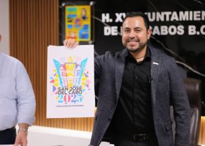 FOTO 2 Presenta alcalde de Los Cabos Christian Agúndez el diseño ganador de las Fiestas Tradicionales San José del Cabo 2025
