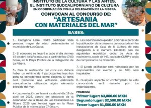 FOTO 1 CONVOCATORIA ARTESANÍAS CON MATERIALES DEL MAR