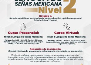 IMDIS CURSO GRATUITO LENGUA SEÑAS MEXICANA 1