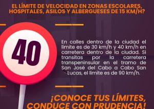 SEGURIDAD PÚBLICA LÍMITES DE VELOCIDAD