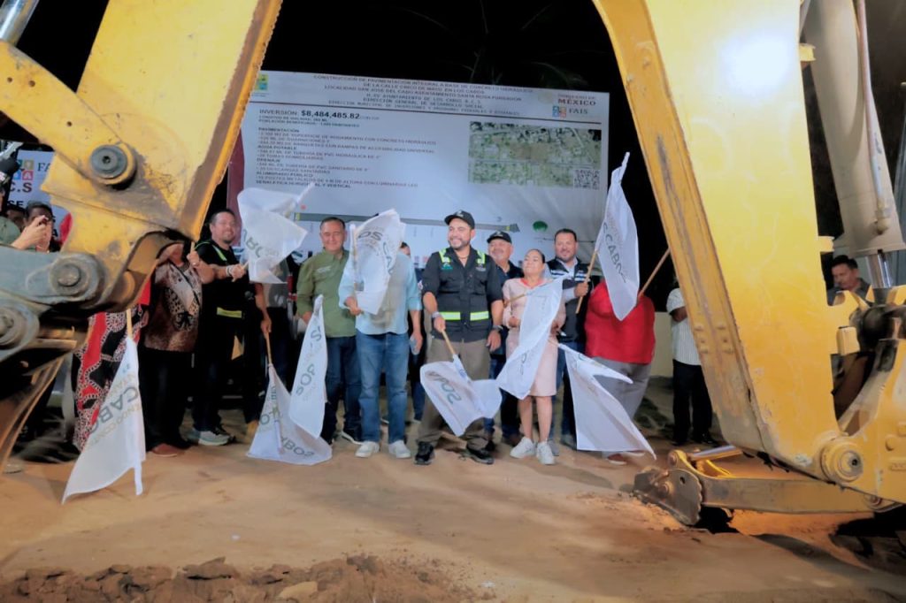 AUTORIDADES MUNICIPALES INICIAN DE 3 OBRAS EN SJC 1