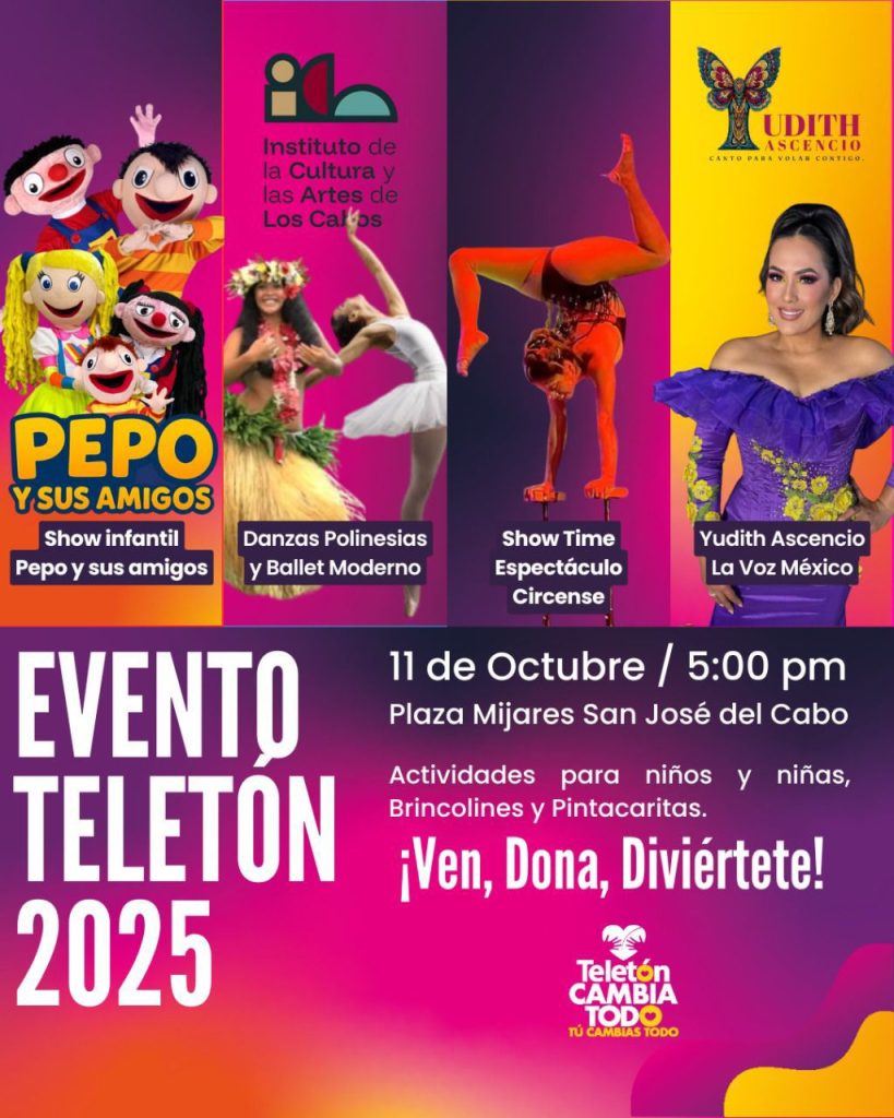 Invitacion Teleton Invita Ayuntamiento de Los Cabos al evento Teletón 2025 en San José del ...