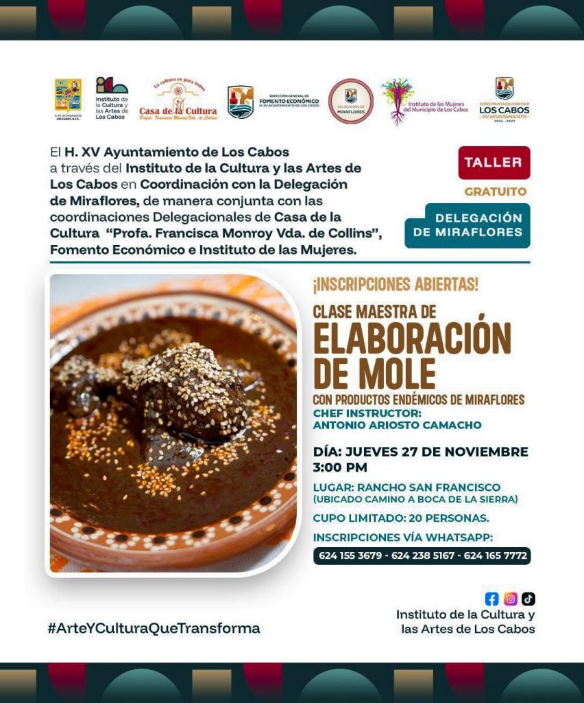 ICA TALLER ELABORACIÓN MOLE