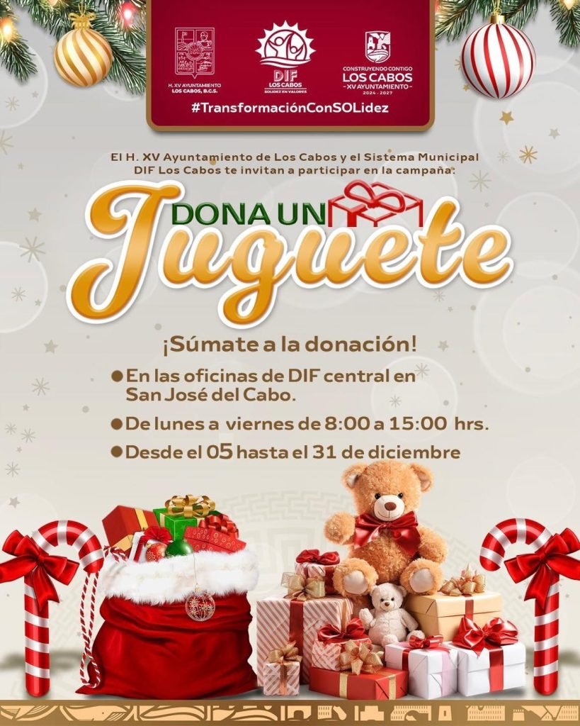 DIF LOS CABOS CAMPAÑA DONA UN JUGUETE